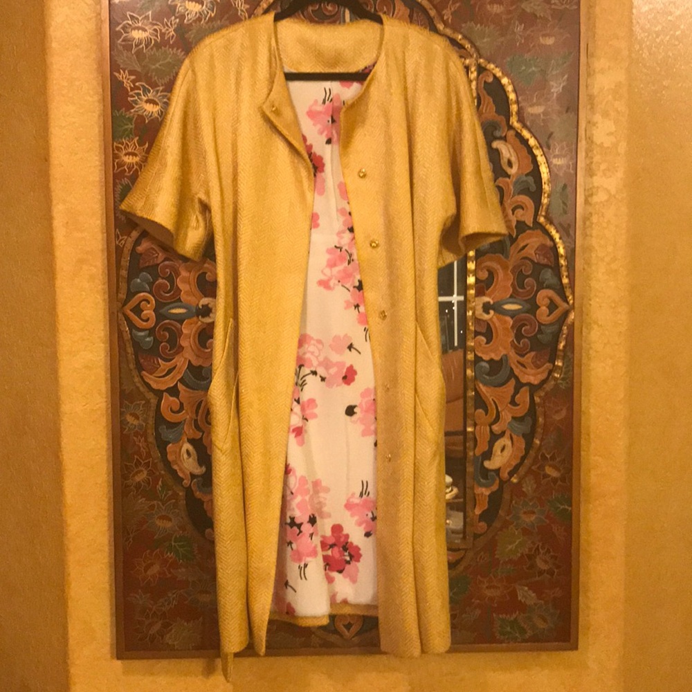 Beautiful gold Tuleh herringbone jacket